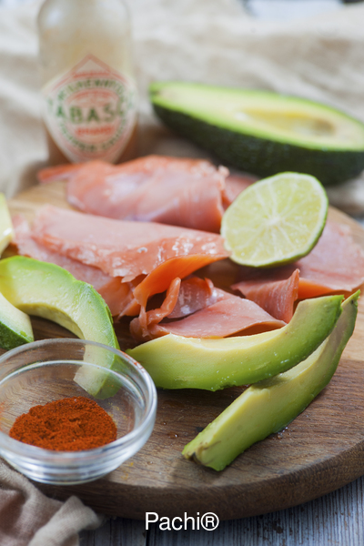 Salmon & Avocado Wraps