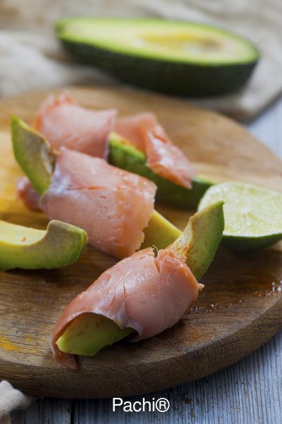 Salmon & Avocado Wraps